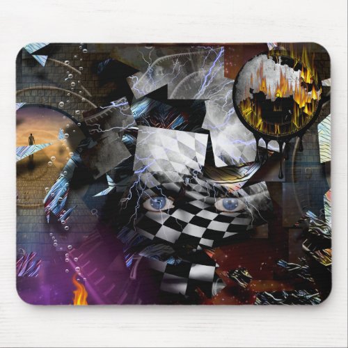 Time and imagination mouse pad