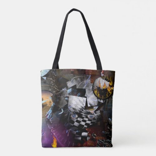 Time and imagination tote bag