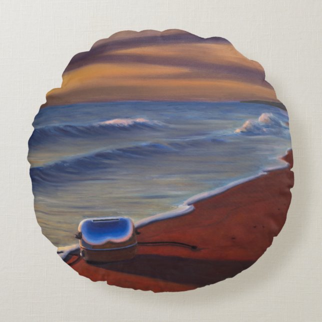 Time and Tide 1999 Round Pillow (Front)