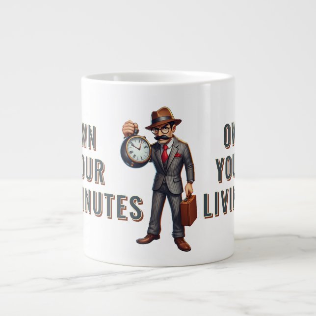 Time Boss Giant Coffee Mug (Front)