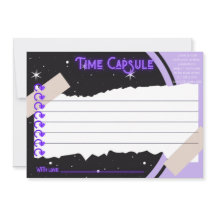 Time Capsule 1st Birthday Card