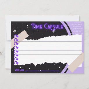 Time Capsule 1st Birthday Card
