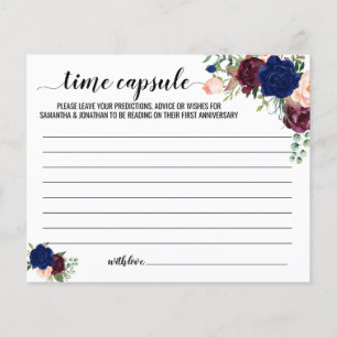 Time capsule advice couple shower english spanish