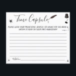 Time Capsule Advice for Couple Bridal Shower card Flyer<br><div class="desc">Make it your own by adding your text (and personal photos). To access advanced editing tools,  please go to "Personalize",  scroll down and press the "click to customize further" link. See the full collection for all matching designs!</div>