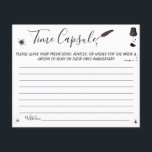 Time Capsule Advice for Couple Bridal Shower card Flyer<br><div class="desc">Make it your own by adding your text (and personal photos). To access advanced editing tools,  please go to "Personalize",  scroll down and press the "click to customize further" link. See the full collection for all matching designs!</div>