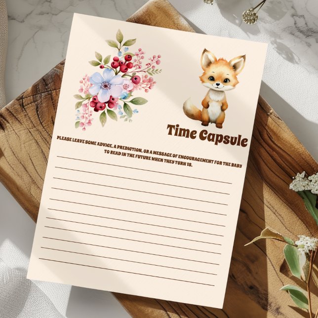 Time capsule baby shower game (Creator Uploaded)