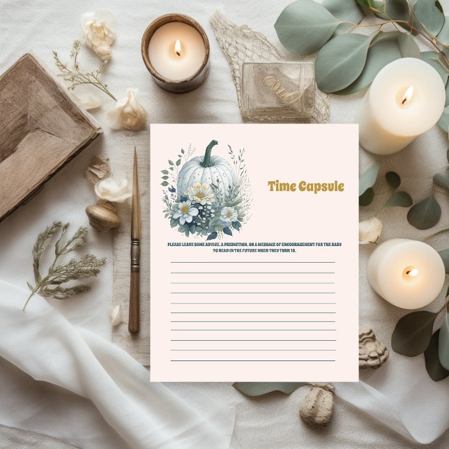 Time capsule baby shower game (Creator Uploaded)