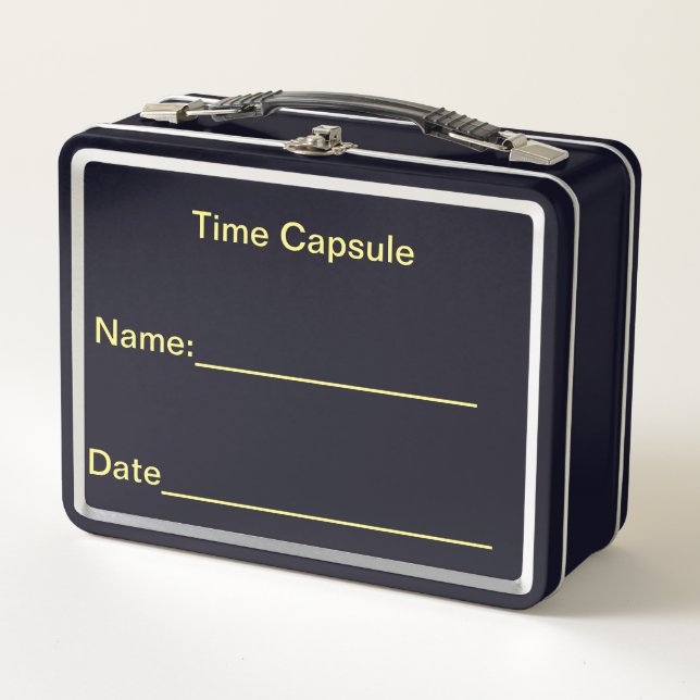 Time Capsule Metal Lunch Box (Front)