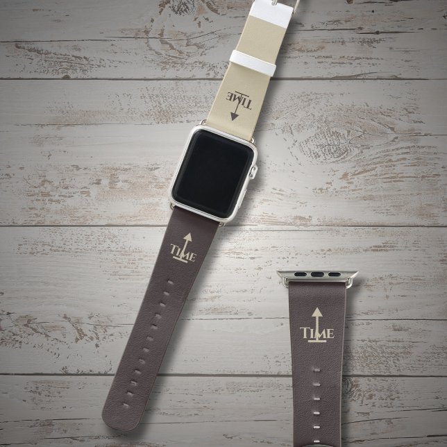 Time Coffee Brown on Sand Apple Watch Band (Creator Uploaded)