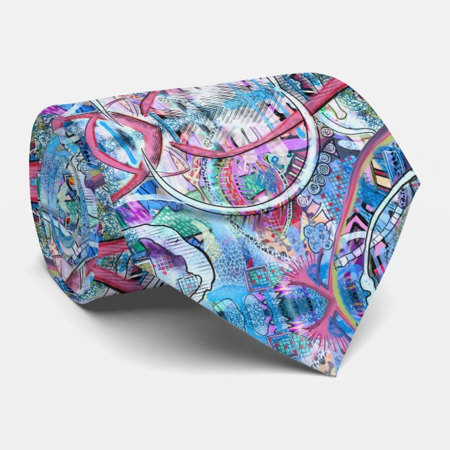 Time dilation neck tie (Rolled)
