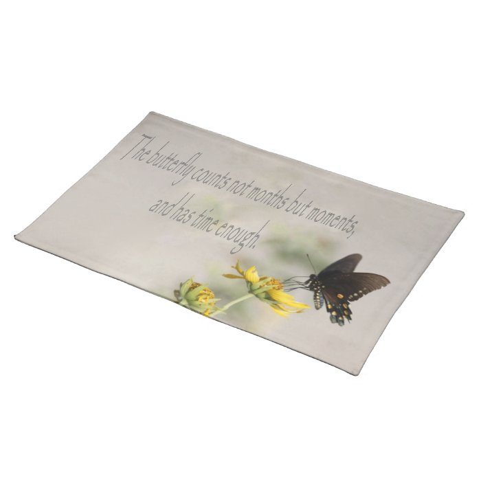 Time Enough Butterfly Placemat