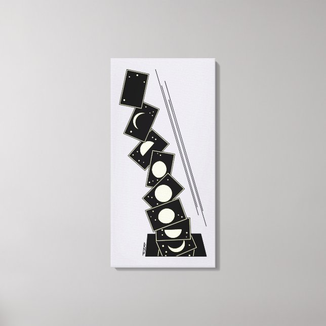 Time Falling Through a Hole Canvas Print (Front)