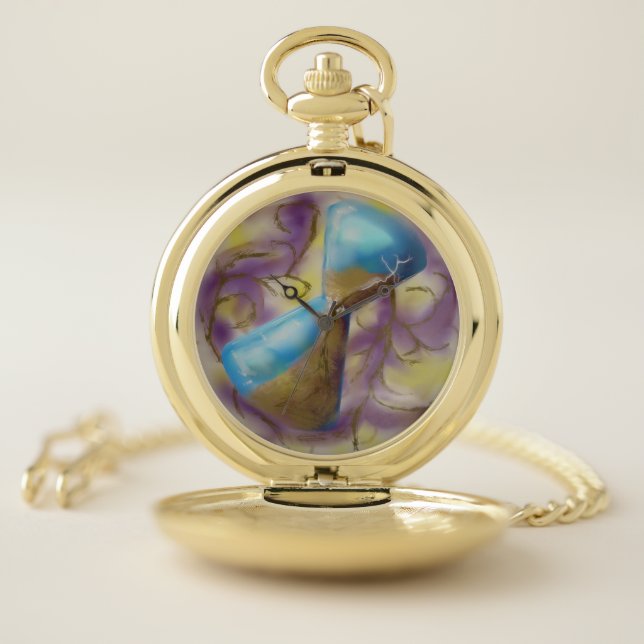 Time Falls Pocket Watch (Inside)