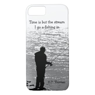 Time Fishing Thoreau Quotation iPhone 7 Case
