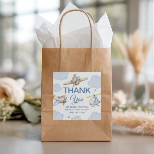 Time Flies Airplane Favor Gift Tags