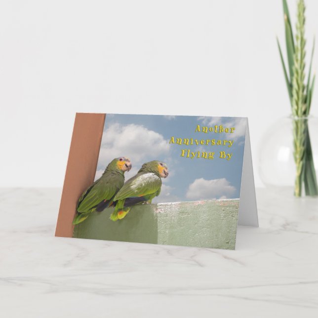 Time Flies Anniversary Card (Front)