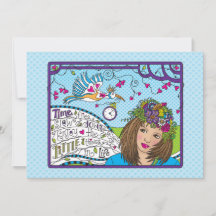 Time Flies_Flat Card 7" x 5"