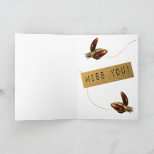 Time Flies Miss You Card