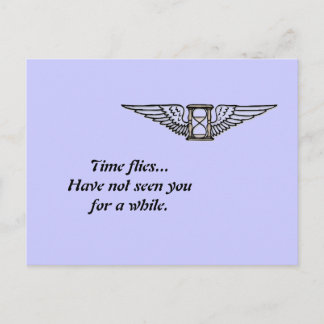 Time Flies Postcard