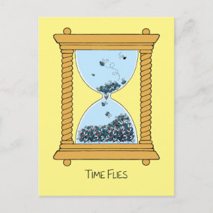 Time Flies Postcard
