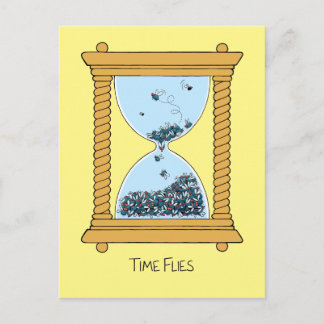 Time Flies Postcard