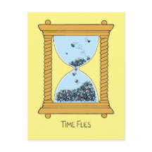 Time Flies Postcard