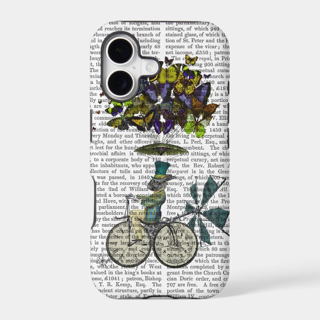 Time Flies Rabbit Case-Mate iPhone Case (Back)
