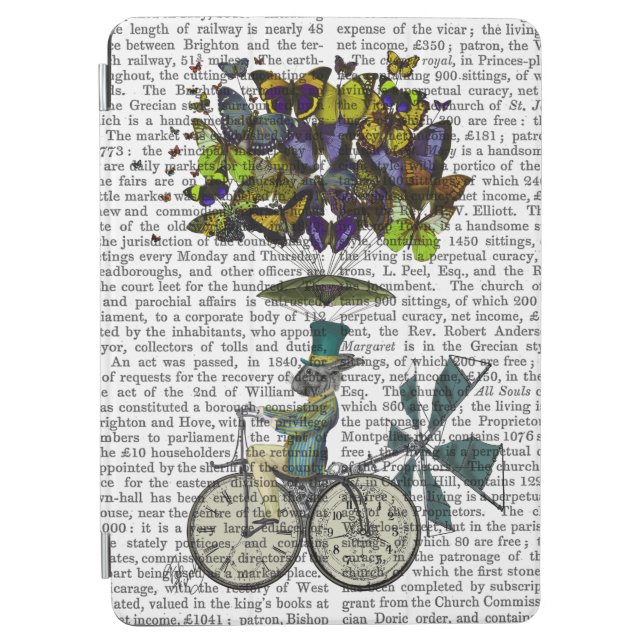 Time Flies Rabbit iPad Air Cover (Front)