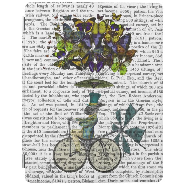 Time Flies Rabbit iPad Air Cover (Front)