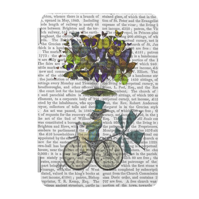 Time Flies Rabbit iPad Mini Cover (Front)