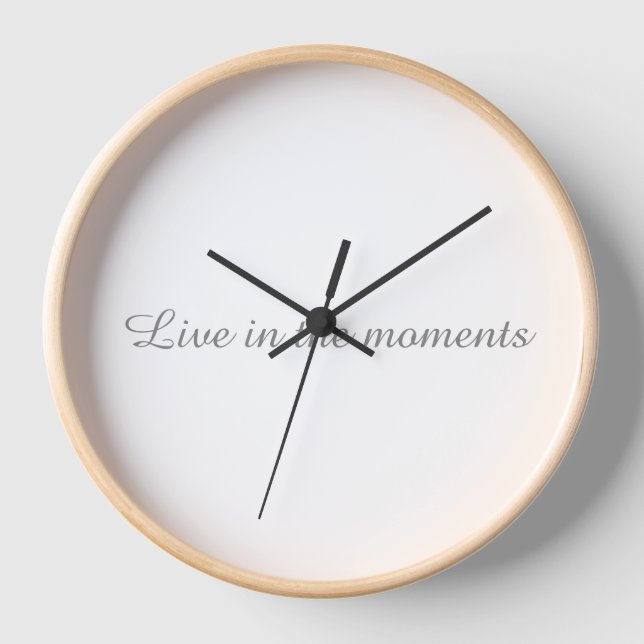 Time Flies Wall Clock (Front)