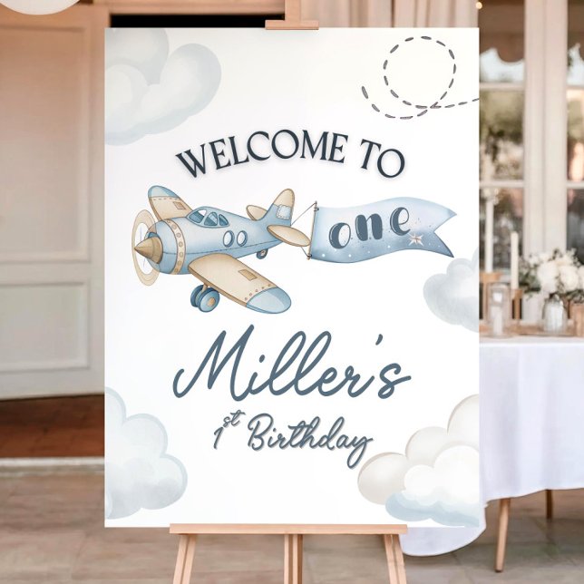 Time Flies When You’re Turning One Welcome Sign (Creator Uploaded)