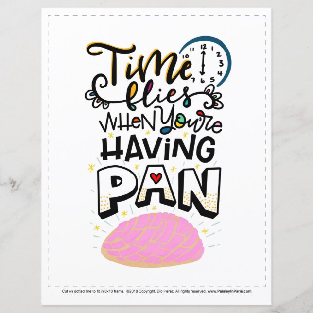 Time Flies When You're Having Fun, trim to 8x10 (Front)