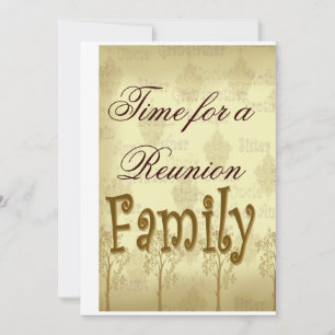 Time for a Family Reunion Invitation