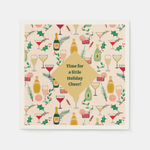 Time for a Little Cheer Holiday Party  Napkins