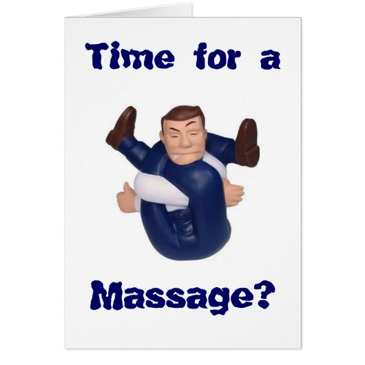 Time for a Massage? blank inside I n... Cards (Front)