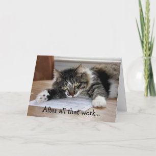 Time For a Nap Graduation Card