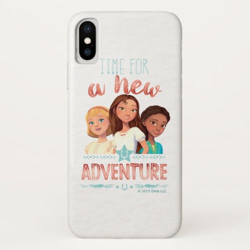 Time For A New Adventure Girls Graphic iPhone XS Case