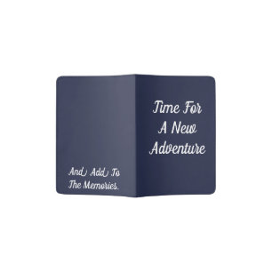 Time For A New Adventure Passport Holder