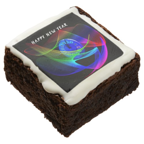 Time for a New Years Eve Party Brownie