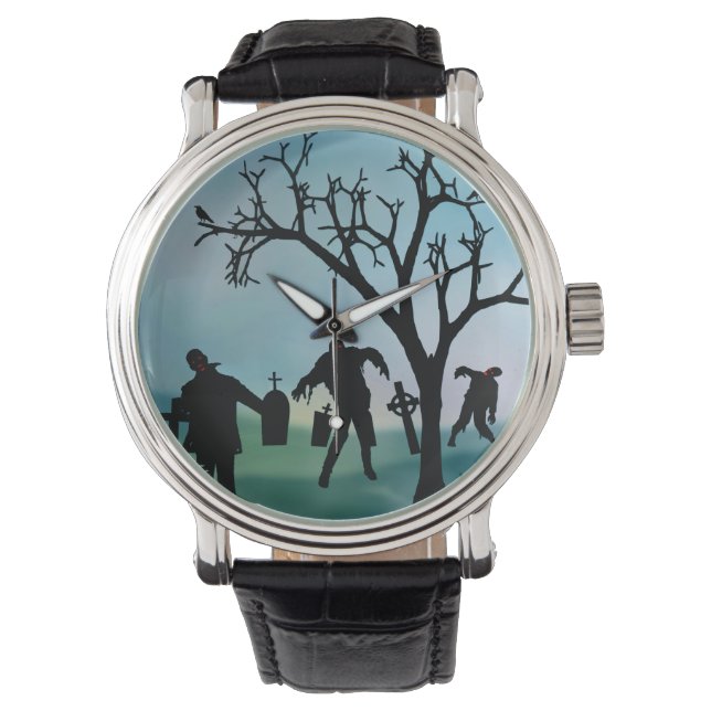 Time for a Zombie Walk Zombie Graveyard Watch (Front)