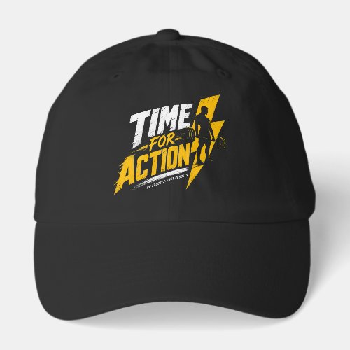 Time for Action – Gym Motivation Hat
