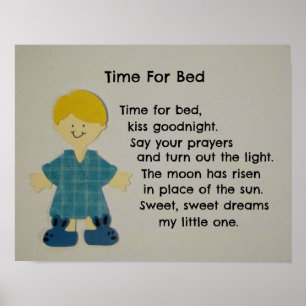 Time For Bed (Children) Poster