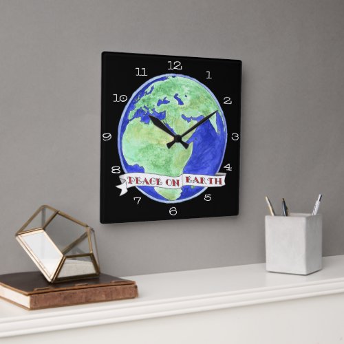 Time for Change Peace on Earth Clock