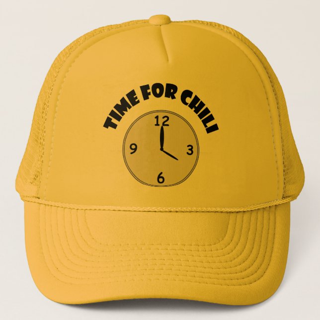 Time For Chili Trucker Hat (Front)