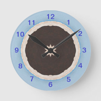 Time for Chocolate Pie Wall Clock