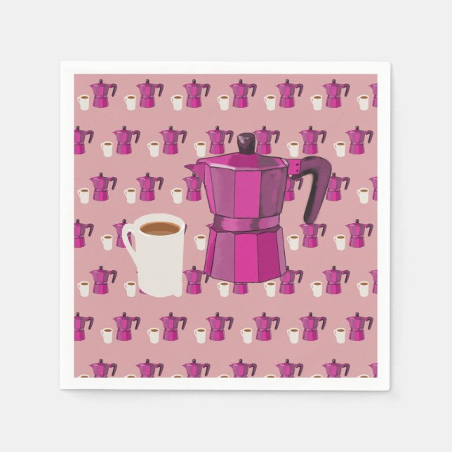 Time for Coffee Napkins (Front)