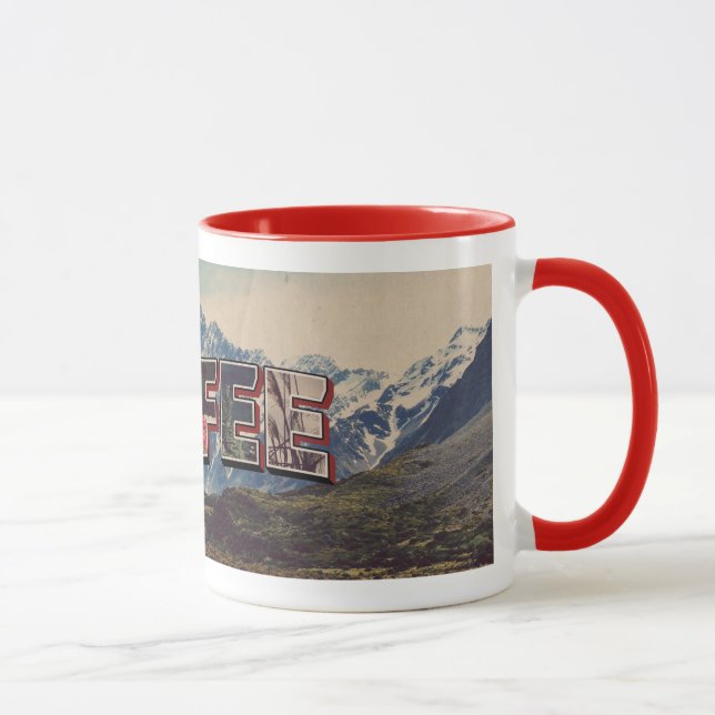 "Time For Coffee" Retro Mug (Right)