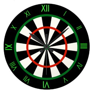 Time for Darts Cool Novelty Wall Clock