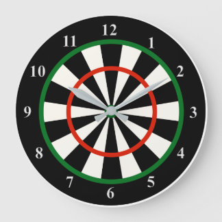 Time for Darts Unique Novelty Wall Clock